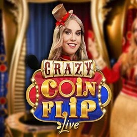 Logo of Crazy Coin Flip from Evolution at Lataamo Casino