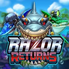 Razor Returns logo by Push Gaming at Lataamo CasinoRazor Returns