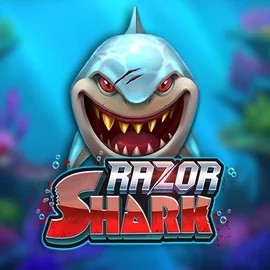 Razor Shark slot logo by Push Gaming at Lataamo CasinoRazor Shark